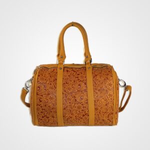 Light Brown Textured Shoulder Purse