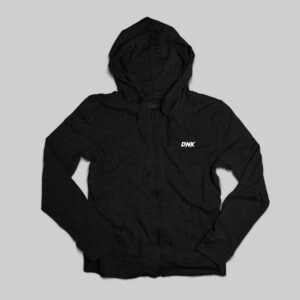 Men's Black Zip Hoodie / Sweatshirt